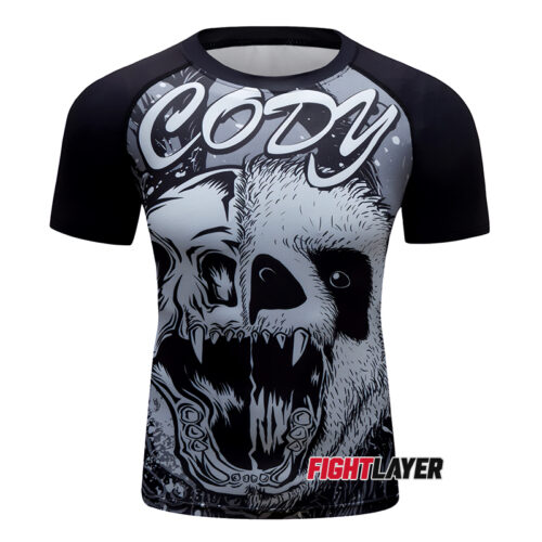 'Primal Instinct' Short Sleeve Rash Guard
