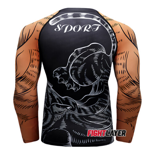 'Prowling Tiger' Long Sleeve Rash Guard