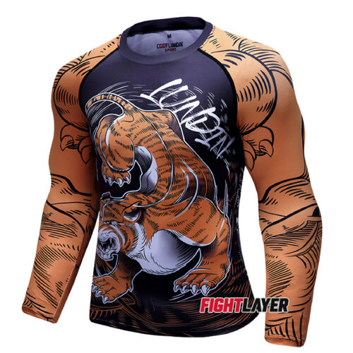 'Prowling Tiger' Long Sleeve Rash Guard