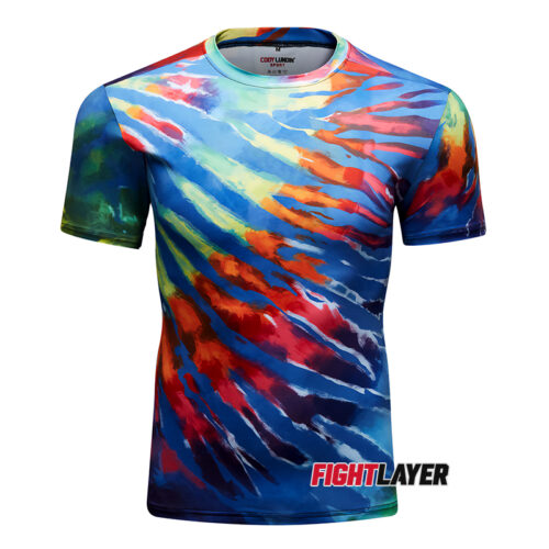 'Psychedelic' Short Sleeve Rash Guard