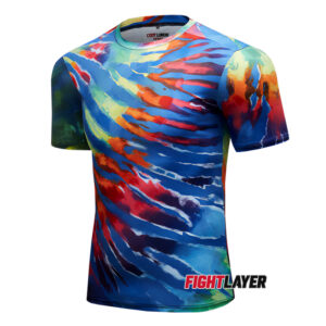 'Psychedelic' Short Sleeve Rash Guard