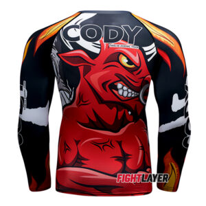 'Raging Bull' Long Sleeve Rash Guard