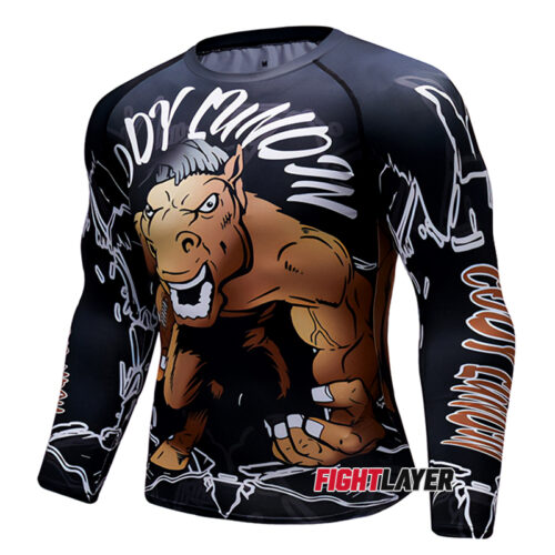 'Raging Stallion' Long Sleeve Rash Guard