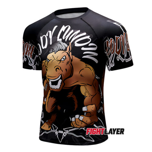 'Raging Stallion' Short Sleeve Rash Guard