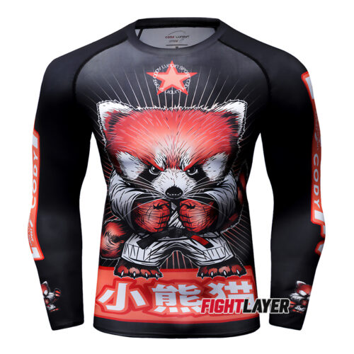 'Red Panda' Long Sleeve Rash Guard