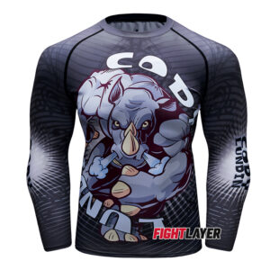 'Rhino Rampage' Long Sleeve Rash Guard