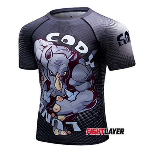 'Rhino Rampage' Short Sleeve Rash Guard