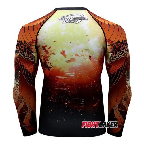 'Rising Phoenix' Long Sleeve Rash Guard