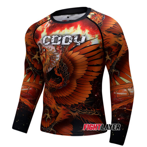 'Rising Phoenix' Long Sleeve Rash Guard
