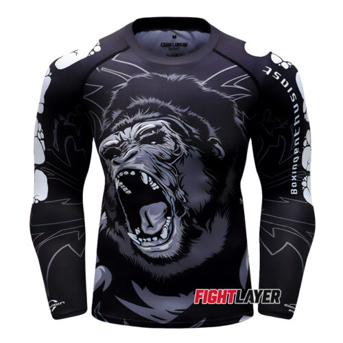 'Roaring Gorilla' Long Sleeve Rash Guard