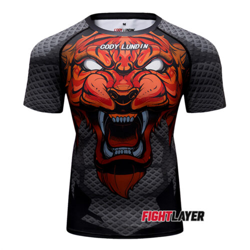 'Roaring Tiger' Short Sleeve Rash Guard