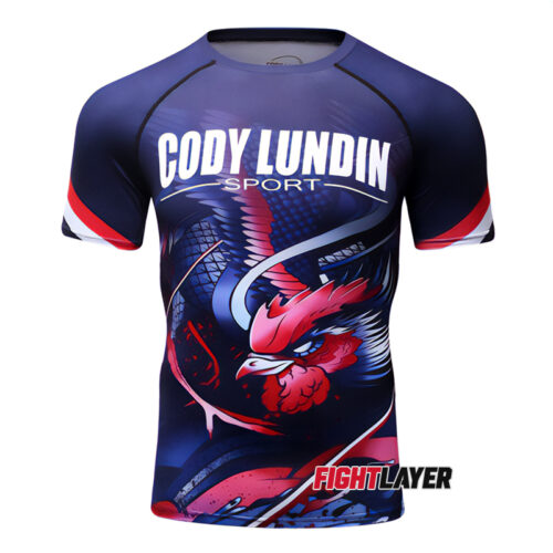 'Rocky Rooster' Short Sleeve Rash Guard