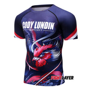 'Rocky Rooster' Short Sleeve Rash Guard