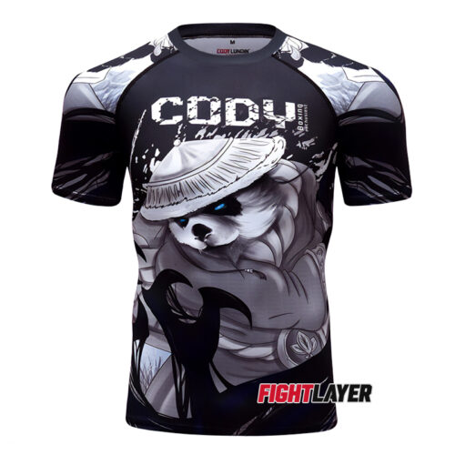 'Ronin Panda' Short Sleeve Rash Guard