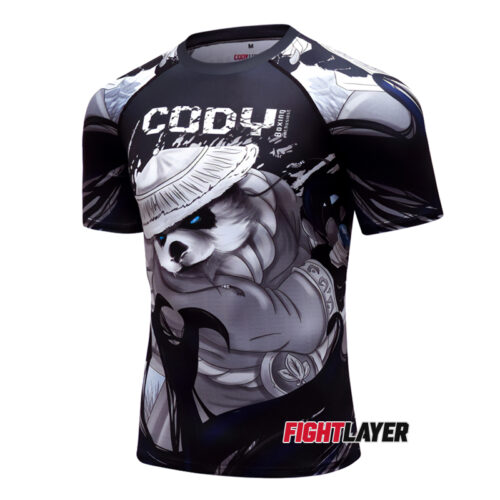 'Ronin Panda' Short Sleeve Rash Guard