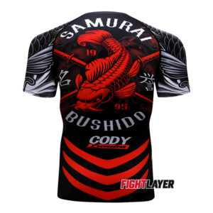 'Samurai Bushido' Short Sleeve Rash Guard