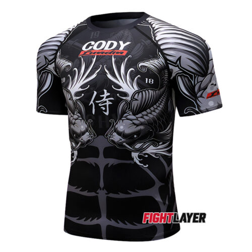 'Samurai Bushido' Short Sleeve Rash Guard