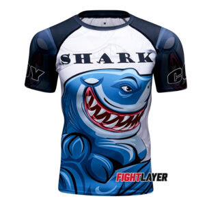 'Shark Bite' Short Sleeve Rash Guard
