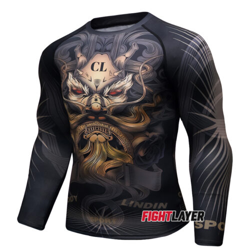 'Shiisaa Guardian' Long Sleeve Rash Guard