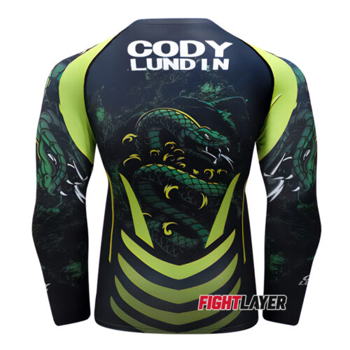 'Snake Fight' Long Sleeve Rash Guard