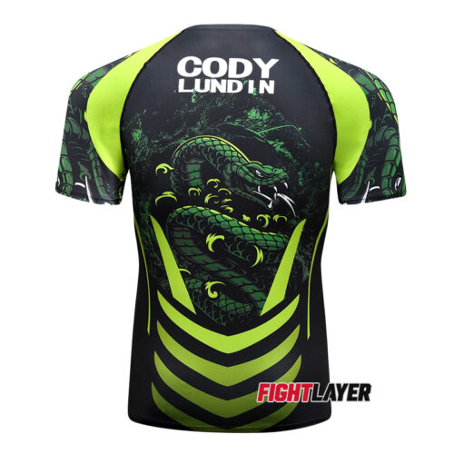 'Snake Fight' Short Sleeve Rash Guard