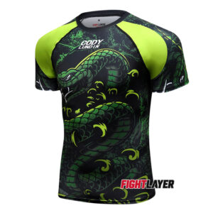 'Snake Fight' Short Sleeve Rash Guard