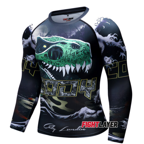 'T Rex' Long Sleeve Rash Guard