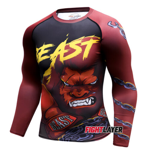 'The Beast' Long Sleeve Rash Guard