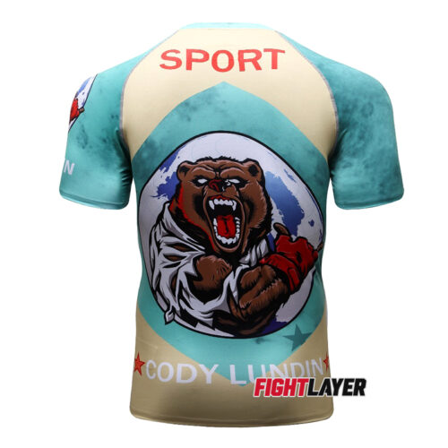 'The Grizzly' Short Sleeve Rash Guard