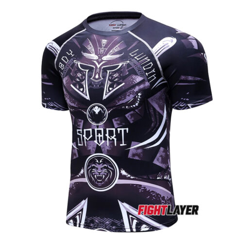 'The Spartan' Short Sleeve Rash Guard
