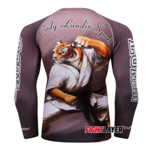 'Tiger Punch' Long Sleeve Rash Guard