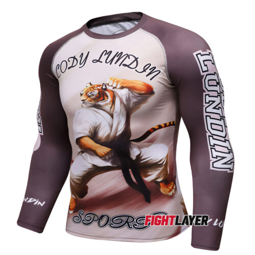 'Tiger Punch' Long Sleeve Rash Guard
