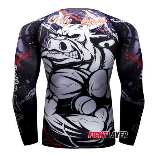 'Top Bull' Long Sleeve Rash Guard