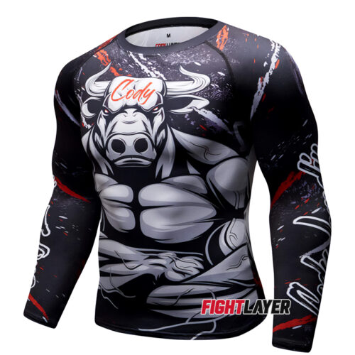 'Top Bull' Long Sleeve Rash Guard