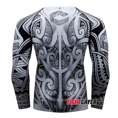 'Tribal War' Long Sleeve Rash Guard