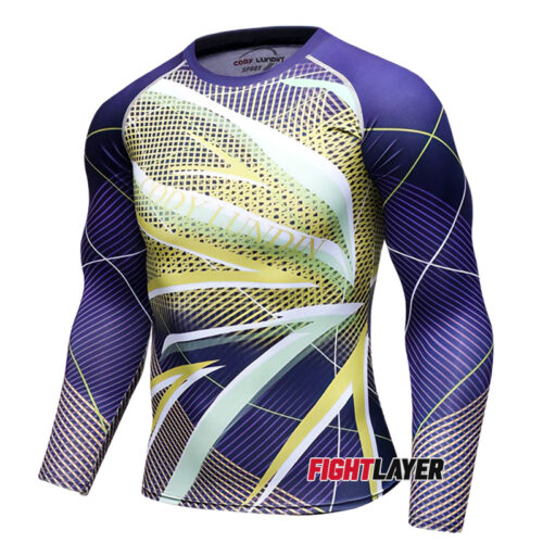 'Turbulence' Long Sleeve Rash Guard