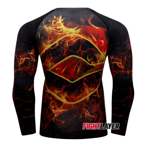 'Volcanic' Long Sleeve Rash Guard
