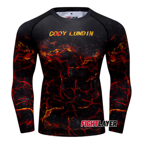 'Volcanic' Long Sleeve Rash Guard