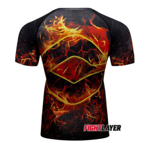 'Volcanic' Short Sleeve Rash Guard