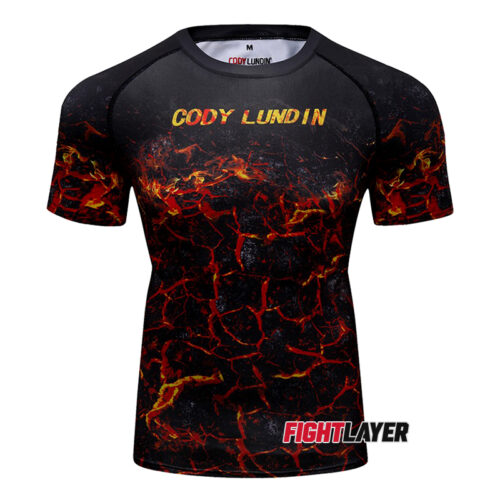 'Volcanic' Short Sleeve Rash Guard