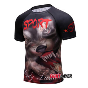 'Werewolf Fight' Short Sleeve Rash Guard