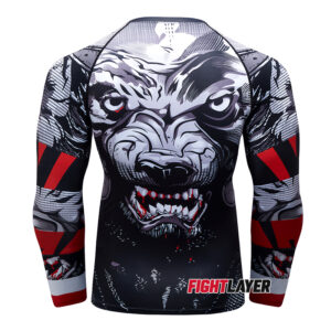 'Wolf Fury' Long Sleeve Rash Guard