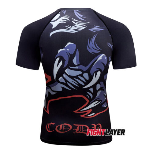 'Wolfman' Short Sleeve Rash Guard