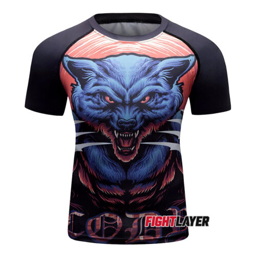 'Wolfman' Short Sleeve Rash Guard