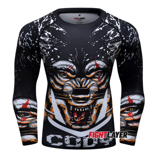 'Wolfpack' Long Sleeve Rash Guard