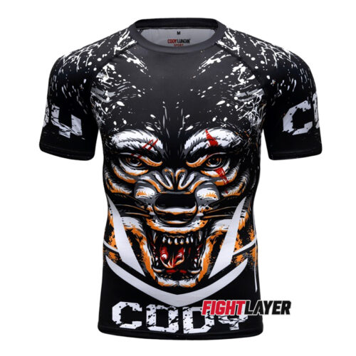 'Wolfpack' Short Sleeve Rash Guard