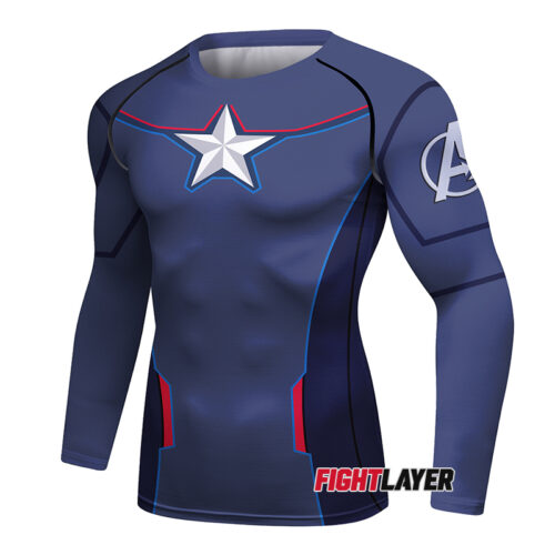 'American Titan' Long Sleeve Rash Guard