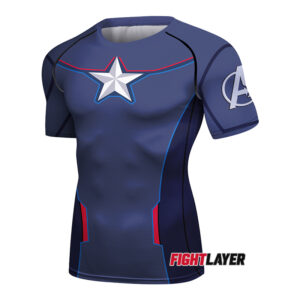 'American Titan' Short Sleeve Rash Guard