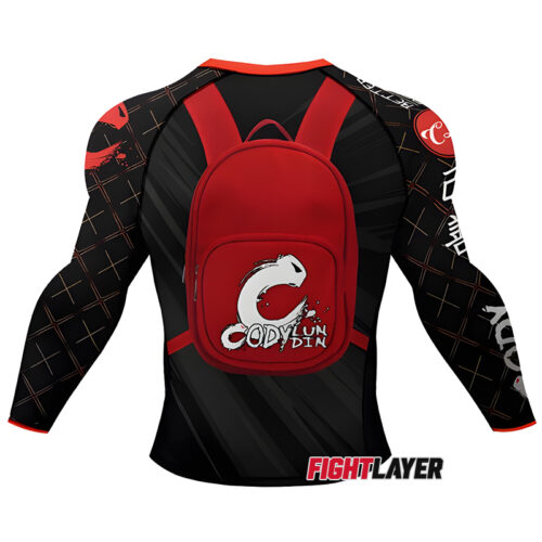 'Backpack Gang' Long Sleeve Rash Guard