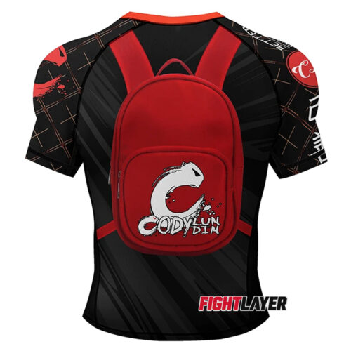 'Backpack Gang' Short Sleeve Rash Guard